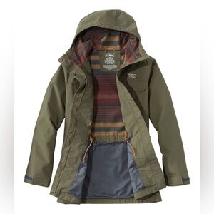 L.L. Bean Women's Mountain Classic Water-Resistant Jacket in Navy. Size XS